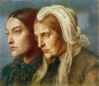 Christina G.Rossetti et sa mère - Dante Gabriel Charles Rossetti